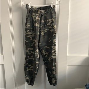 Distressed Camo Jogger